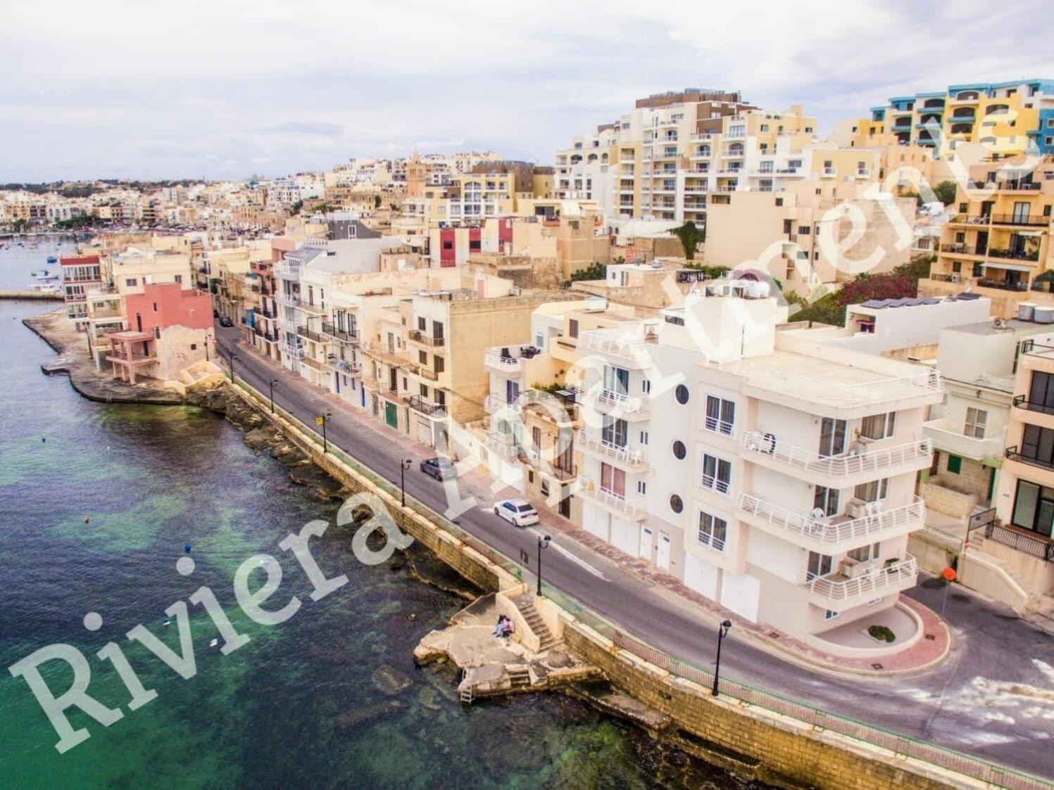 Riviera Holiday Apartments - Seafront - Wifi Marsaskala Bilik gambar